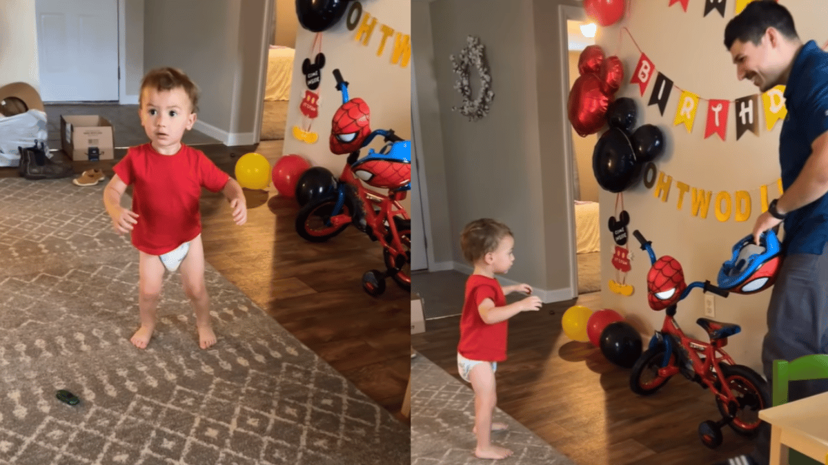 2-year-old-wakes-up-to-birthday-surprise-and-his-reaction-wins-hearts-viral-video